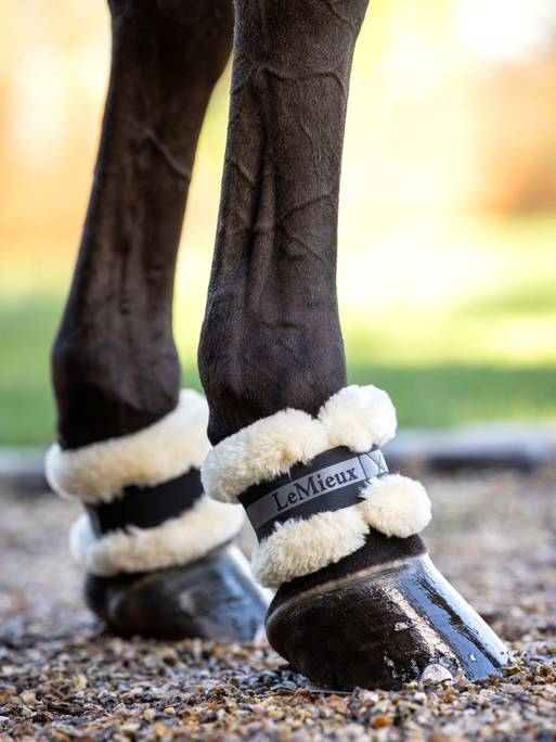Professional's Choice Fleece Pastern Wrap - Breathable Neoprene Horse Protection (Pair)
