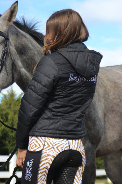 Empire Equestrian Short Quilted Jacket