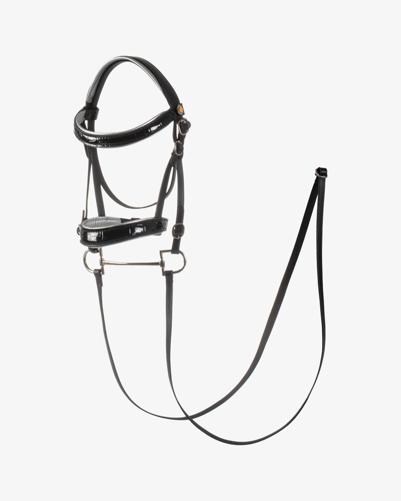 Equestro Hobby Horse Shiny Leather Bridle