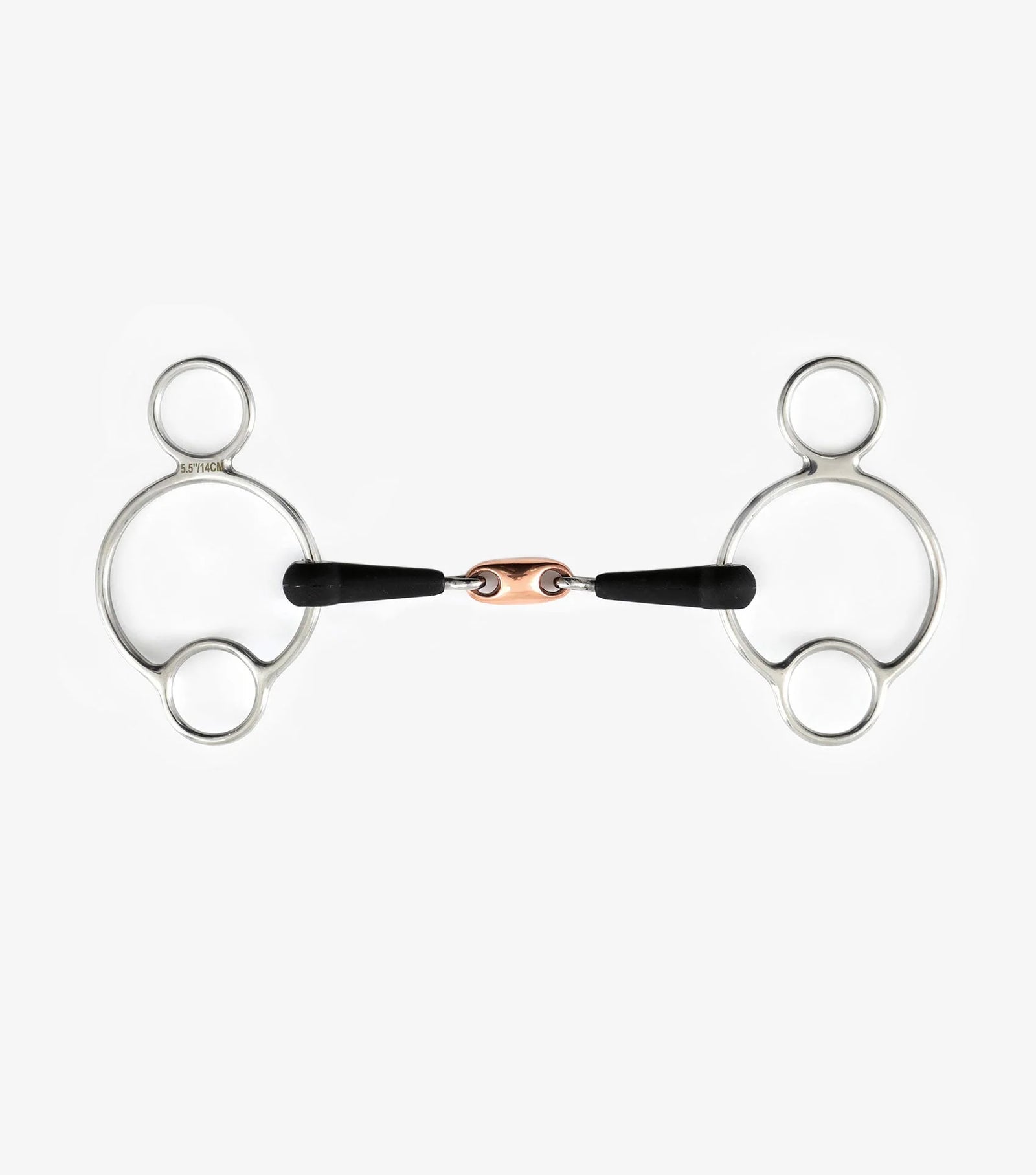 Premier Equine Jointed Rubber Universal Bit with Lozenge