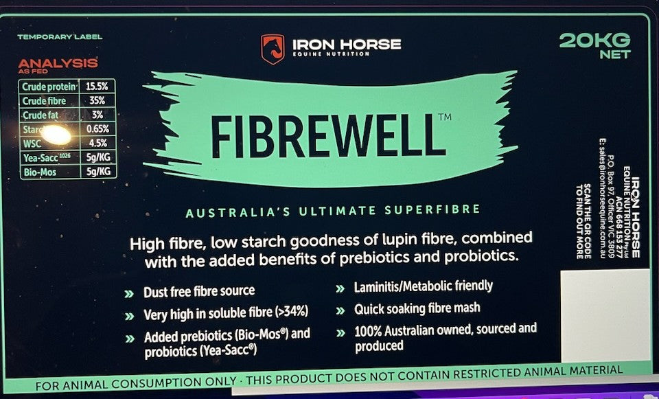 Iron Horse Equine Fibrewell 20kg