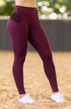 BARE Equestrian Performance Riding Tights - Ruby Rider