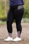 BARE Equestrian Performance Riding Tights - Pink Mermaid