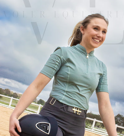 Voler Equestrian Short Sleeve Riding Top