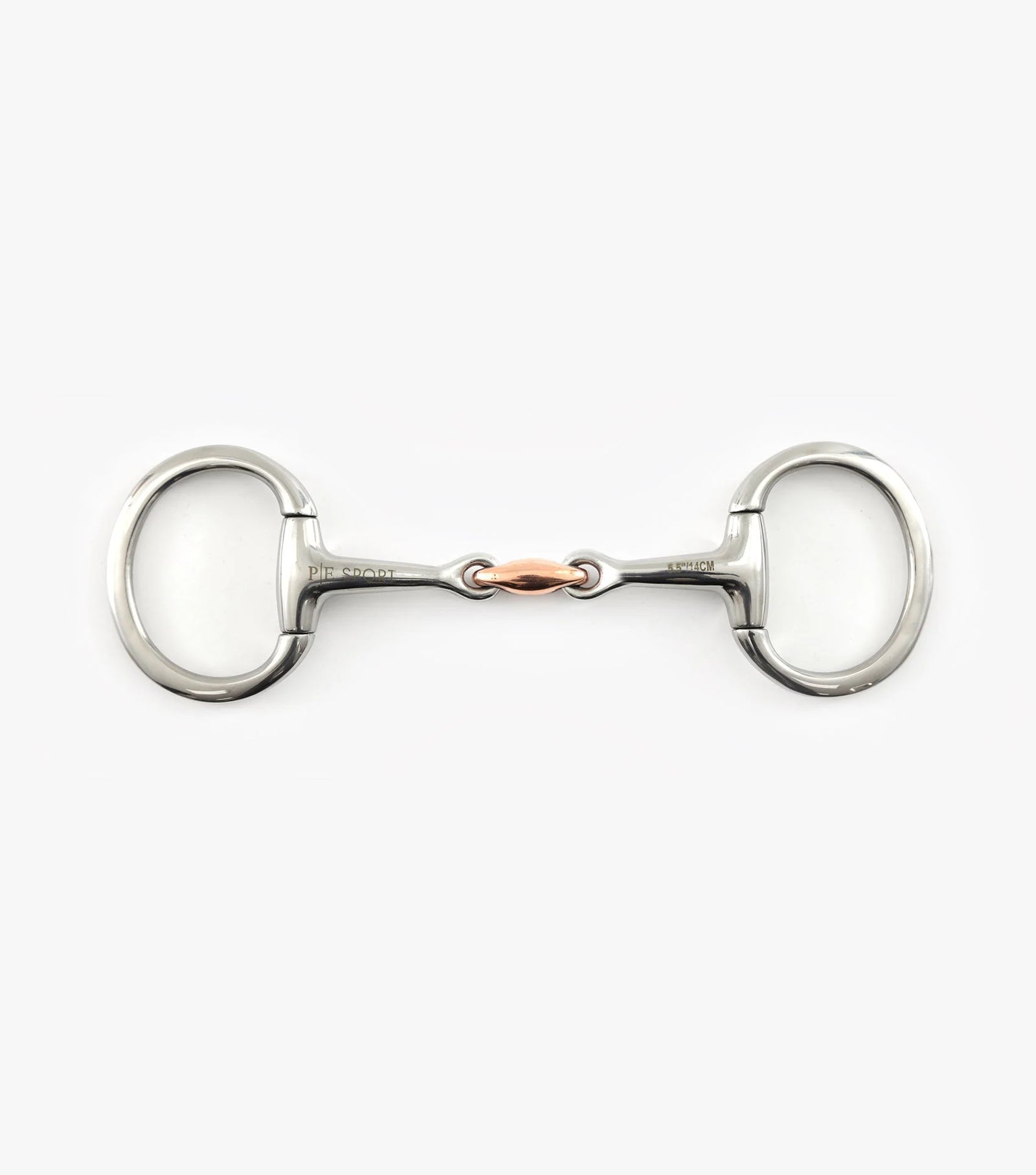 Premier Equine Eggbutt Snaffle with Copper Lozenger
