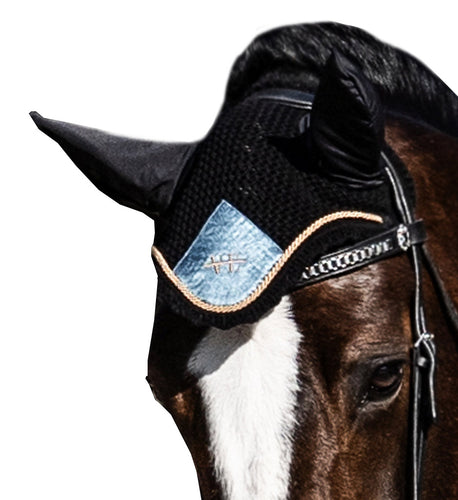 Voler Equestrian Ear Bonnet - Navy