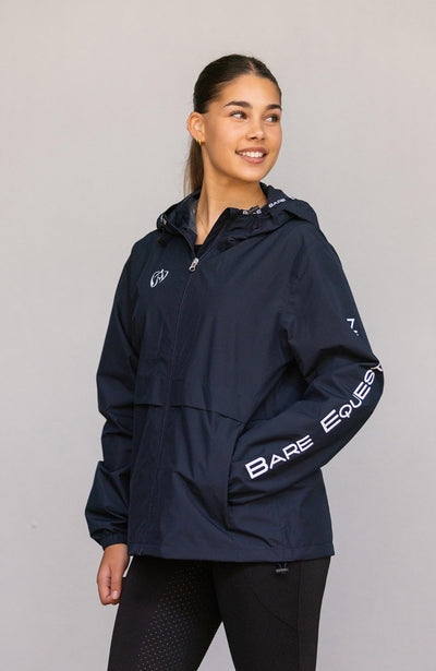 BARE Equestrian Unisex Kali Lightweight Waterproof Short Jacket