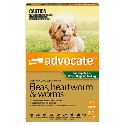 Advocate Fleas, Heartworm & Worms for Dogs