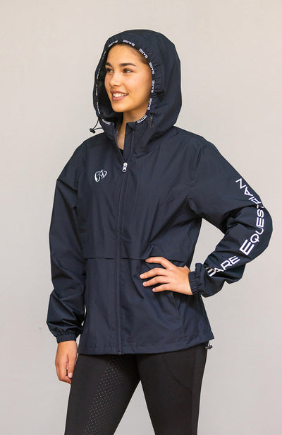 BARE Equestrian Unisex Kali Lightweight Waterproof Short Jacket