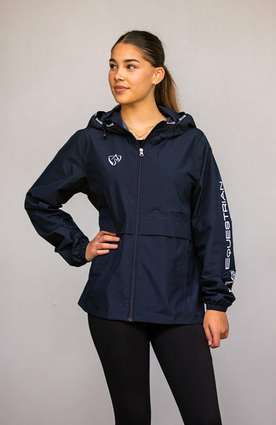 BARE Equestrian Unisex Kali Lightweight Waterproof Short Jacket