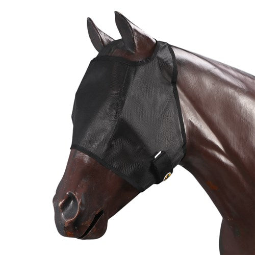 Horsemaster Black Mesh Fly Mask