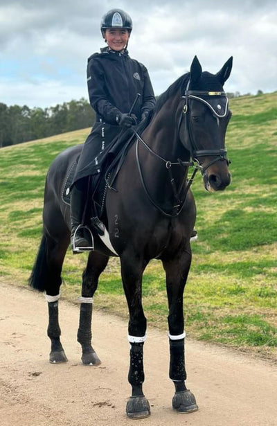 BARE Equestrian Candace Lightweight Waterproof Long Jacket