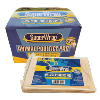 SuperWrap Animal Poultice Pad - Twin Pack