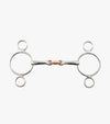 Premier Equine Two Ring Gag with Copper Lozenge