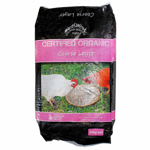 Country Heritage Feeds Organic Coarse Layer 20kg