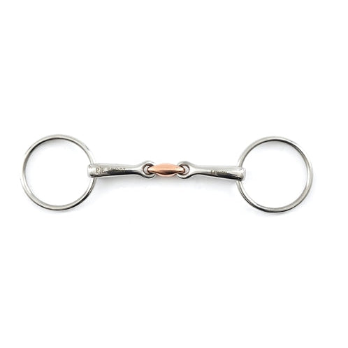 Premier Equine Loose Ring Snaffle with Copper Lozenge