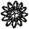 Hamag Pearl Bun Hair Net with Crystals
