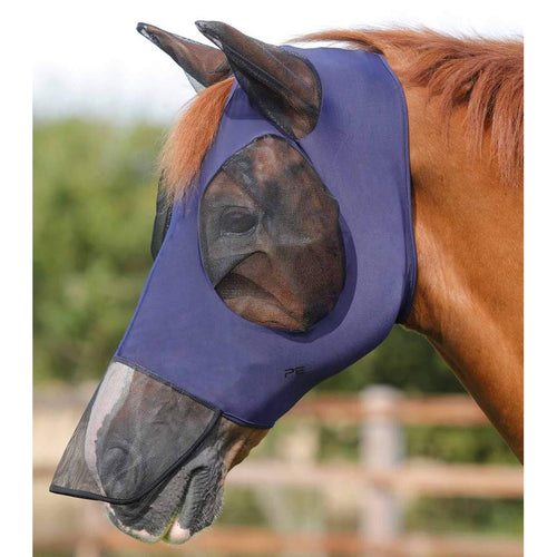 Premier Equine Comfort Tech Lycra Fly Mask Xtra