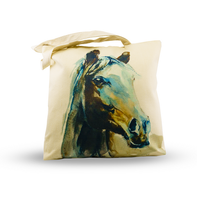 Saddleworld Horse Design Tote Bag