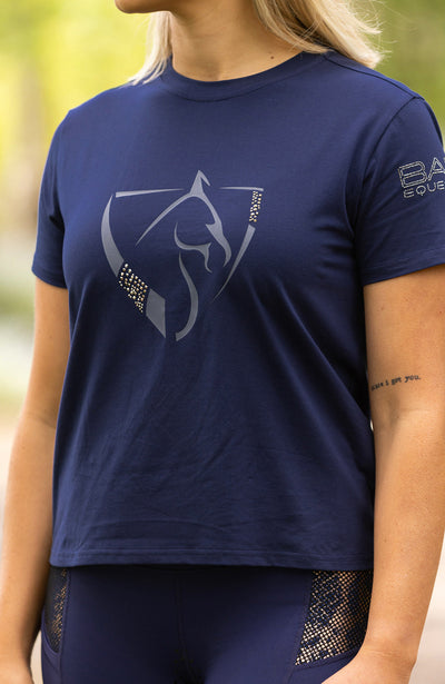 BARE Equestrian Diamond Series Logo T-Shirt