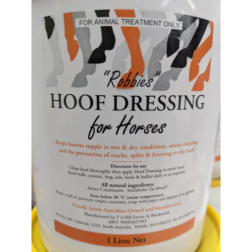 "Robbies" Hoof Dressing