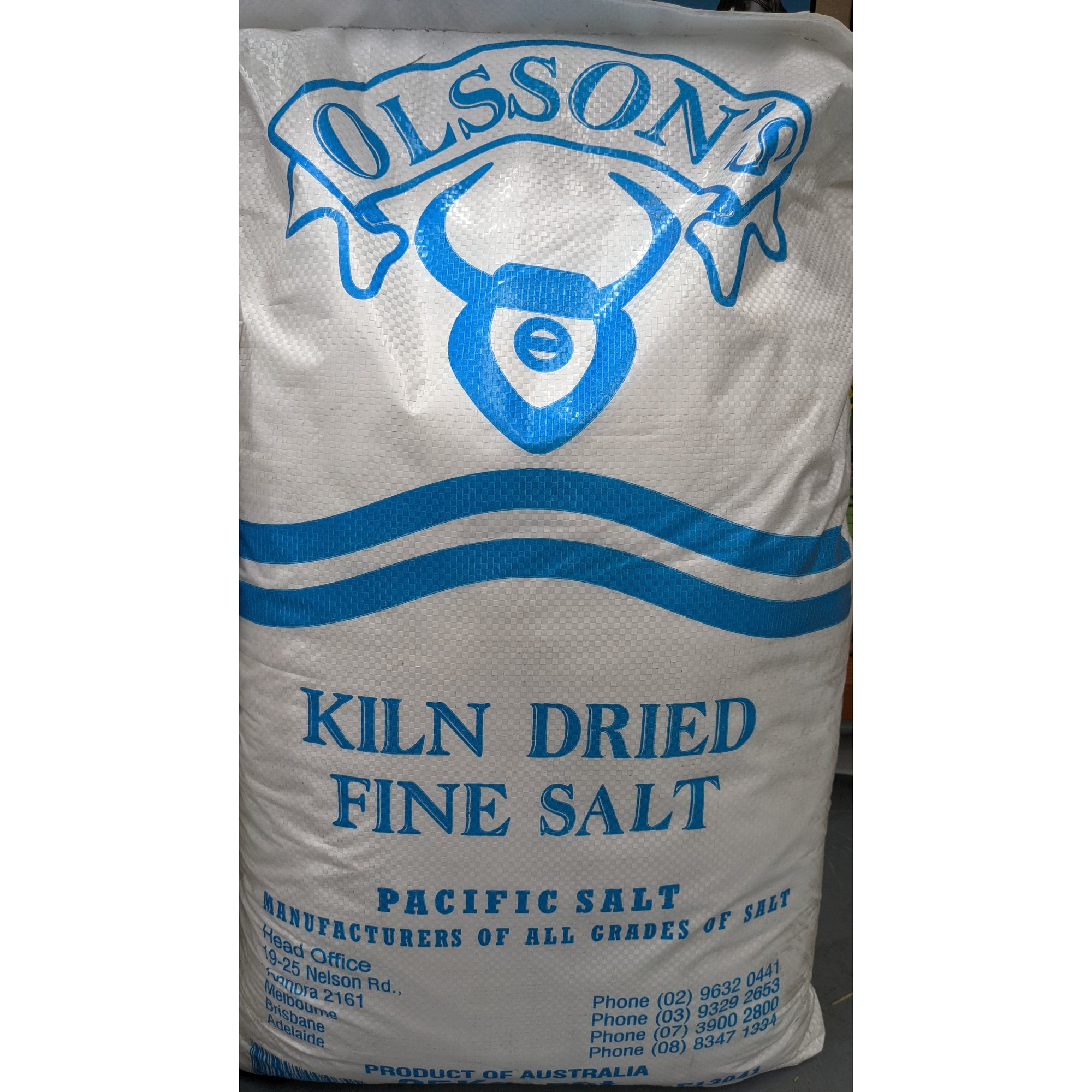 Olsson’s Kiln Dried Fine Salt 25kg