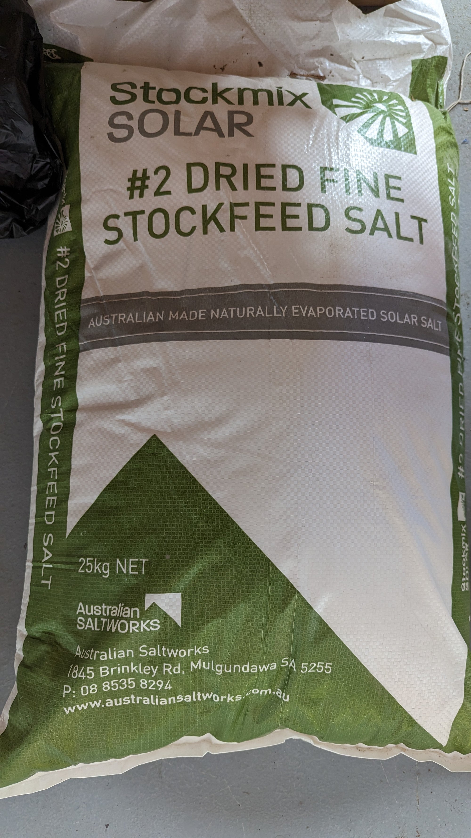 Saltworks #2 Dried Fine Stockfeed Salt 25kg
