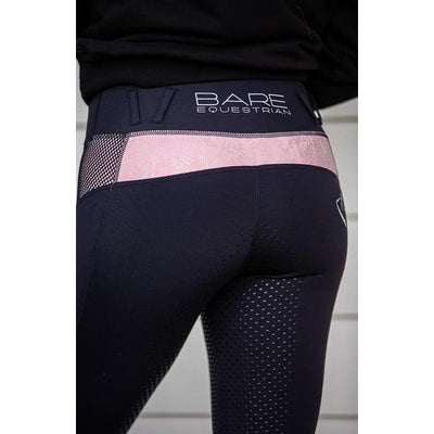 BARE Equestrian Performance Riding Tights - Rose