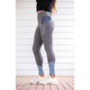BARE Equestrian Performance Riding Tights - Grey Ice Blue