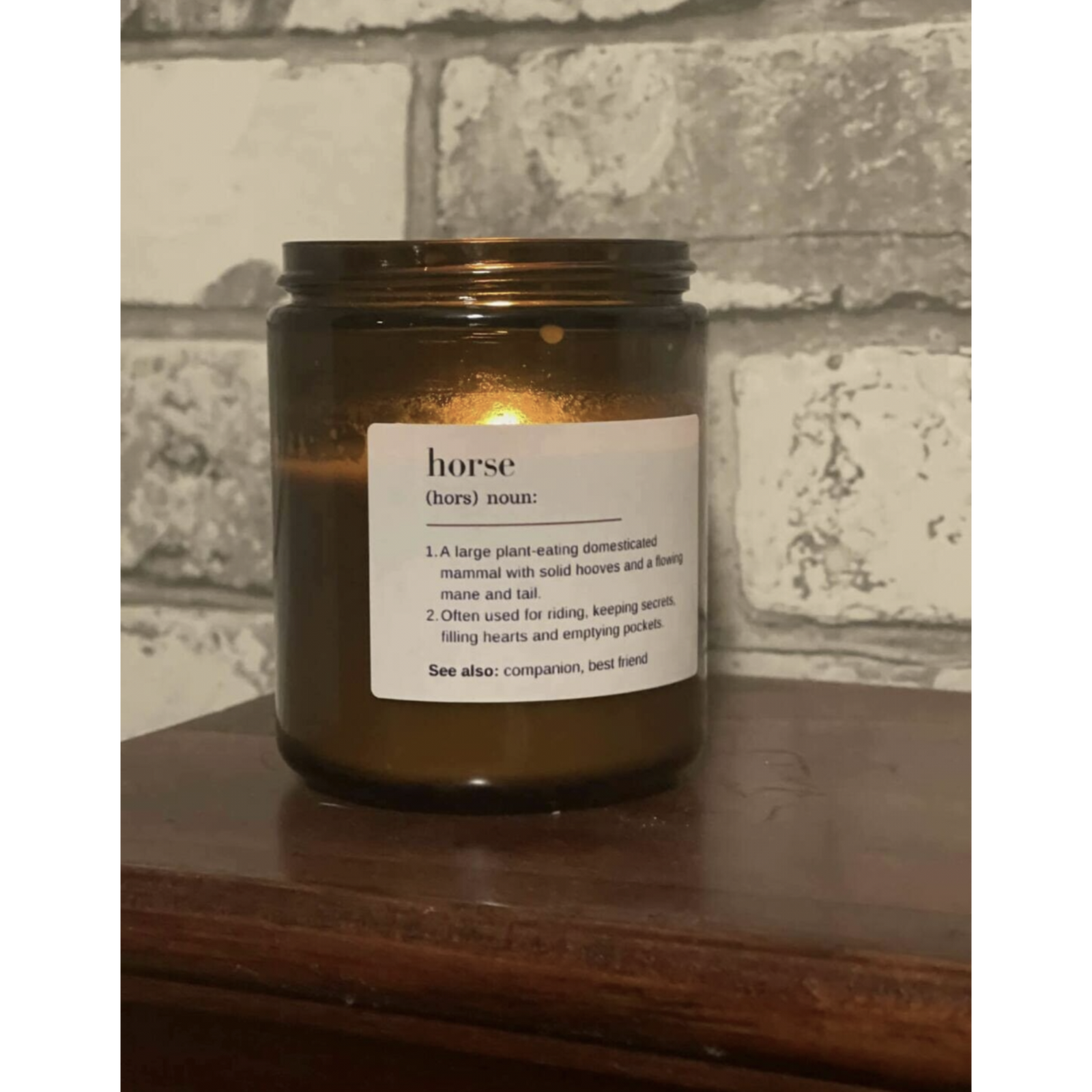 Jenna Lee Candle Co - Horse Definition Candle