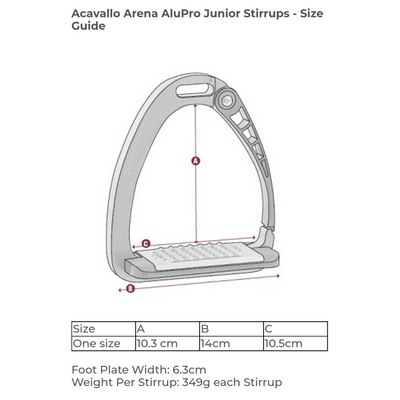 Acavallo Arena AluPro Junior Stirrup