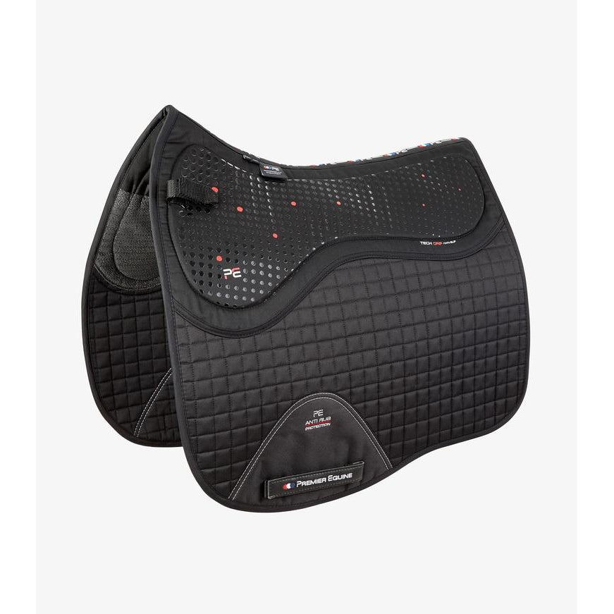 Premier Equine Close Contact Tech Grip Pro Anti-Slip Saddle Pad - Dressage Square