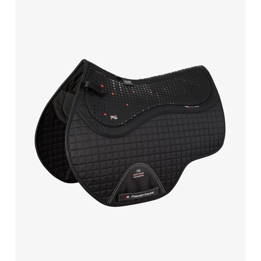 Premier Equine Close Contact Tech Grip Pro Anti-Slip Saddle Pad - GP/Jump Square