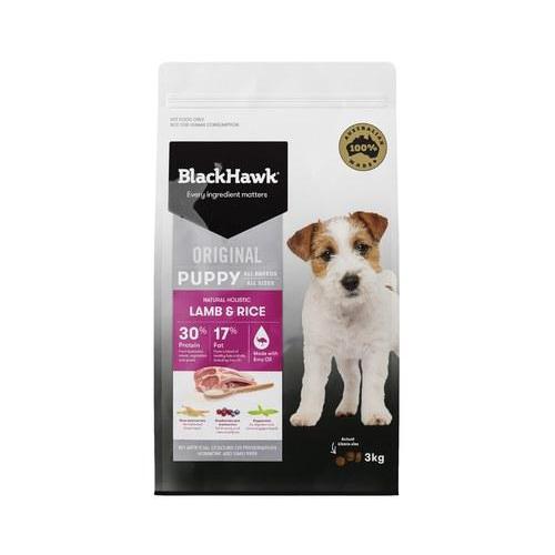 BlackHawk Puppy Lamb and Rice 3kg-Dog Food-Southern Sport Horses