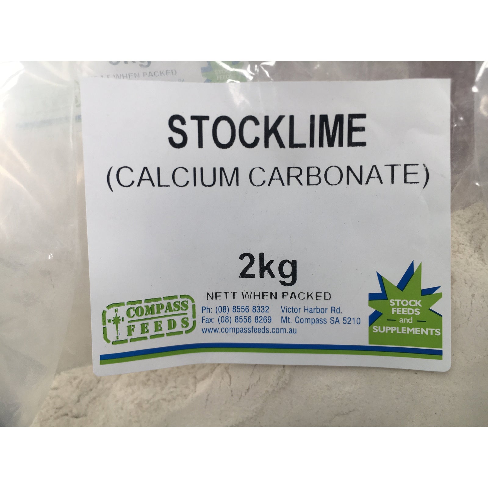Compass Feeds Stock Lime (Calcium Carbonate)-Mineral-Southern Sport Horses