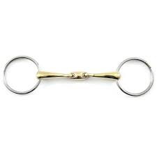 Premier Equine Brass Alloy Bit with Lozenge