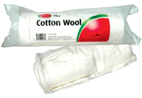 Value Plus Cotton Wool 375g