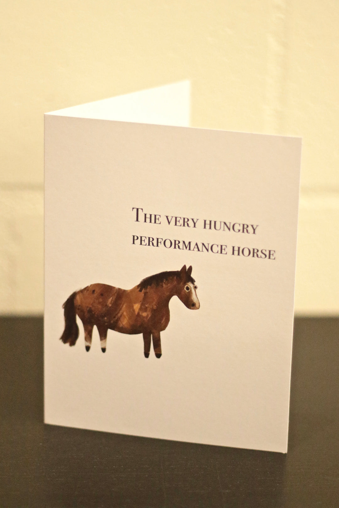 HLH Equestrian 'The Very Hungry Performance Horse' Card