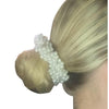 Hamag Pearl Hair Bun Scrunchie-Hamag-Southern Sport Horses