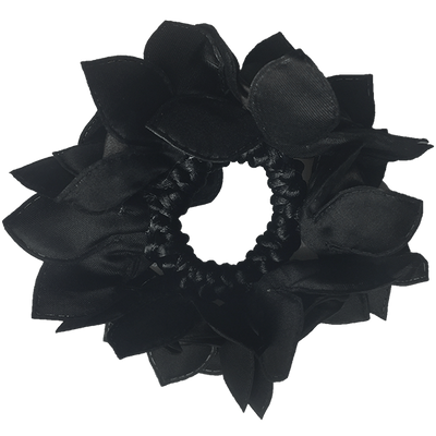 Hamag Rose Petal Hair Scrunchie with Crystals-Hair Accessories-Southern Sport Horses