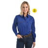 Hard Slog Women's Half Placket Light Cotton Shirt