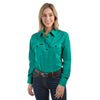 Hard Slog Women's Half Placket Light Cotton Shirt