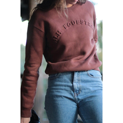HLH Equestrian Apparel Emboss Crew Sweater