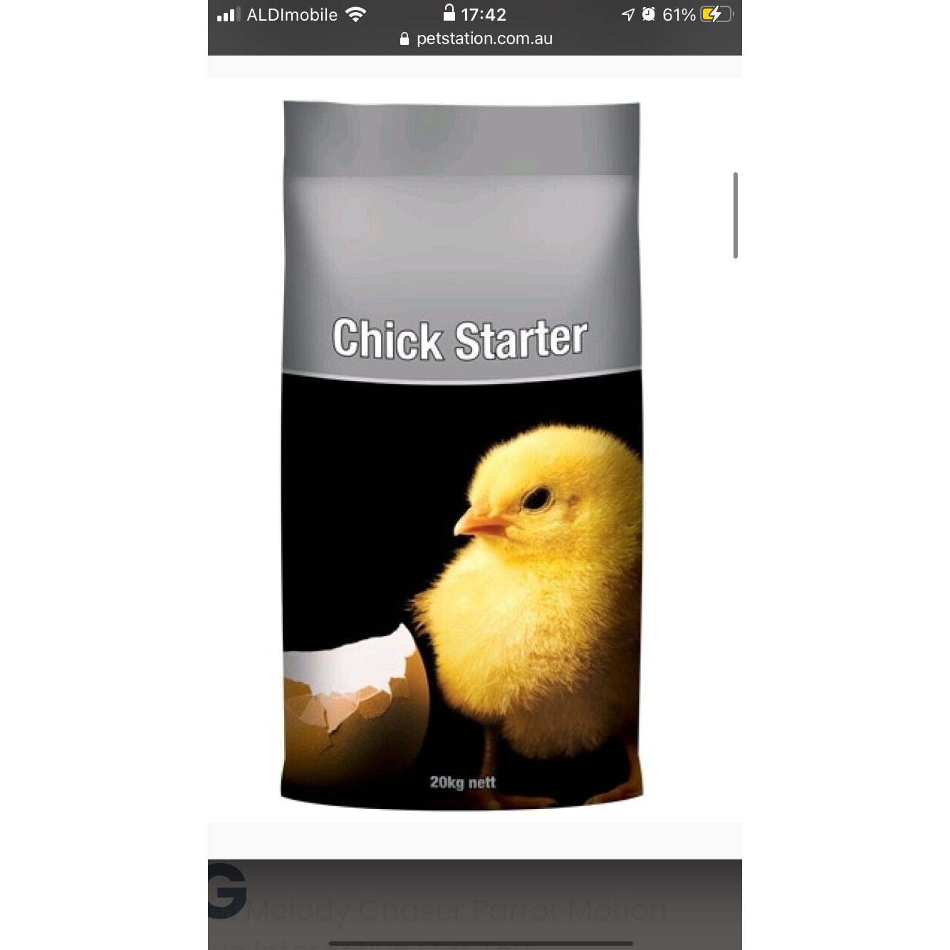 Laucke Chick Starter
