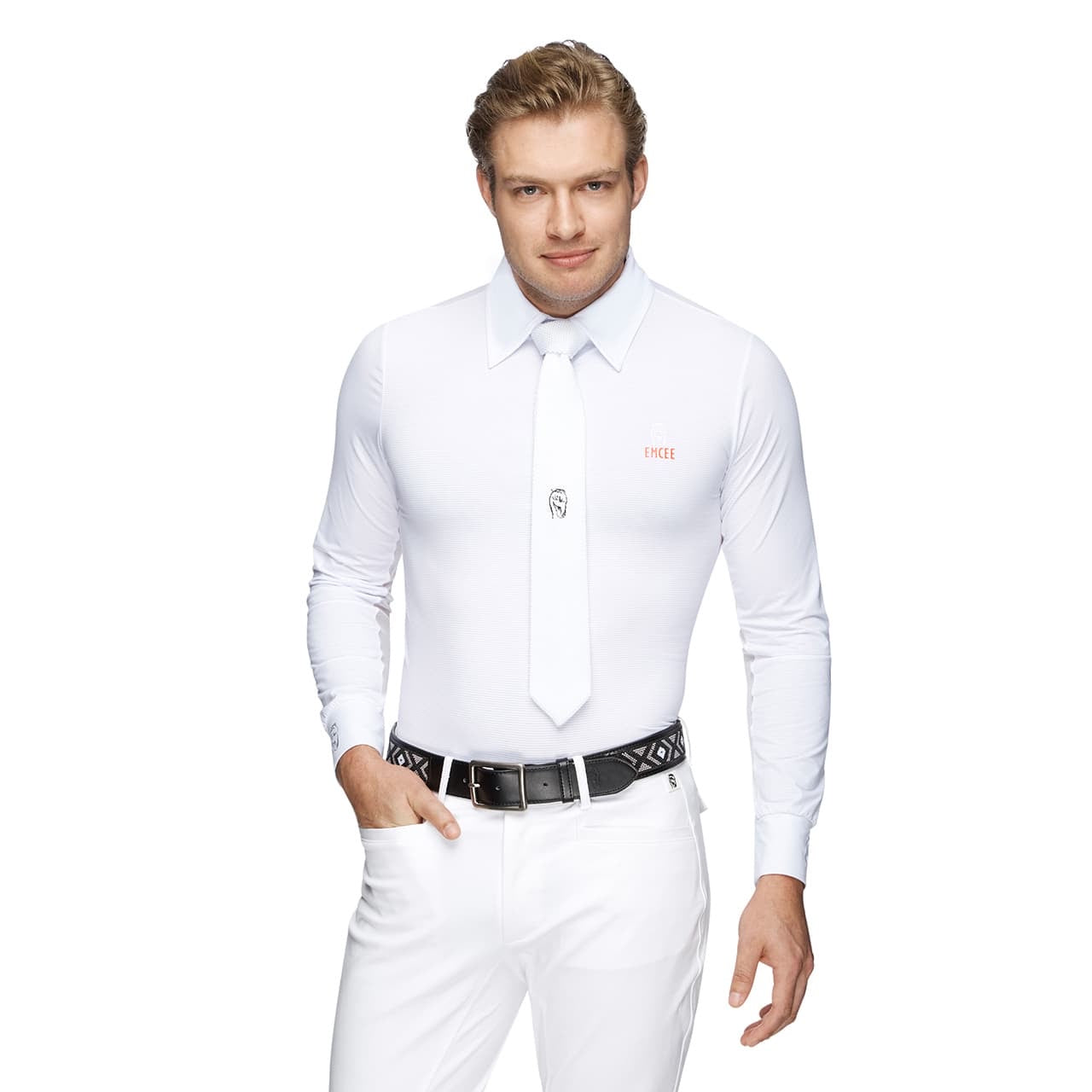 Emcee Marco Mens Long Sleeve Show Shirt