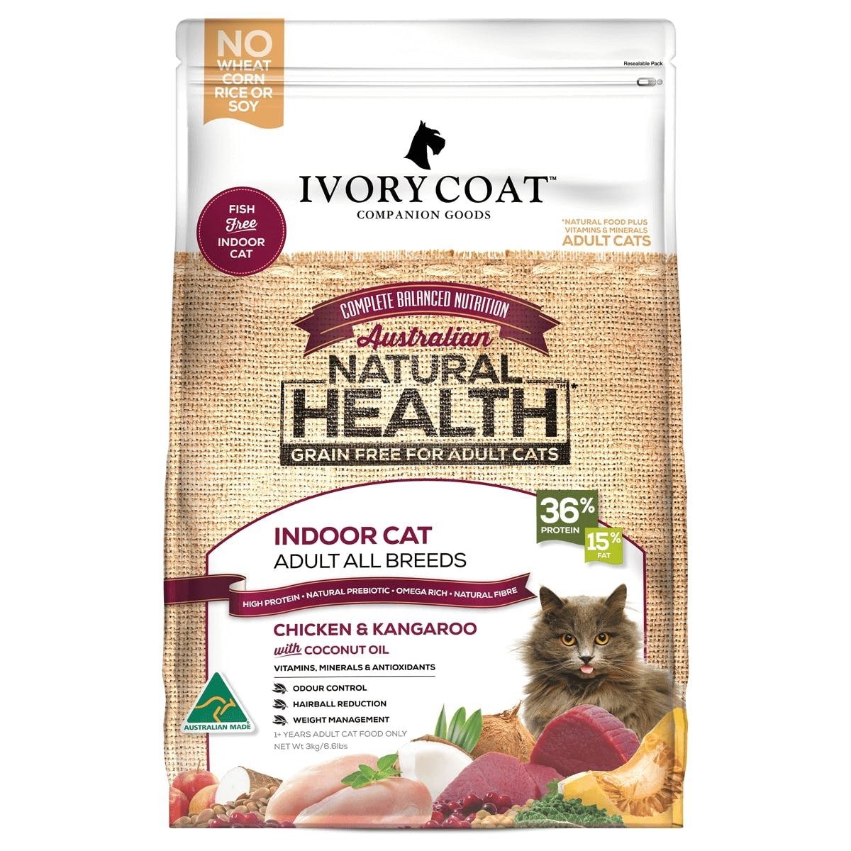 Ivory Coat Cat Food 3kg-Ivory coat-Southern Sport Horses