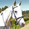 Kentaur Hanoverian Bridle with Decorative Browband and Removable Flash-bridle-Southern Sport Horses