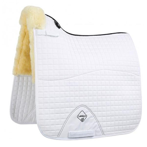 sheepskin dressage saddle blanket