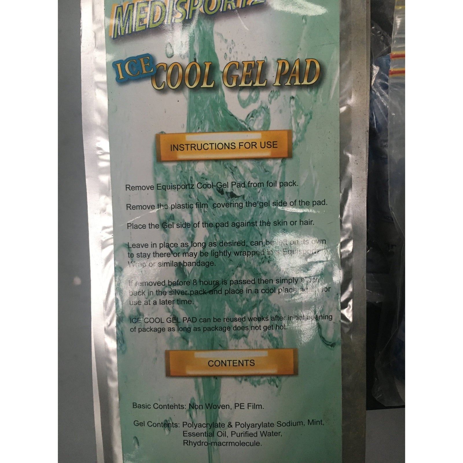 MediSportz Ice Cool Gel Pad-Southern Sport Horses