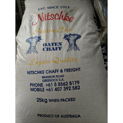 Nitschke Oaten Chaff 25kg-chaff-Southern Sport Horses